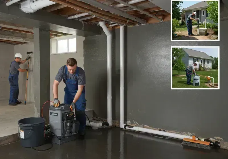 Basement Waterproofing and Flood Prevention process in Lakeshire, MO